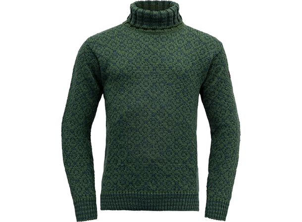 Svalbard Wool High Neck Offwhite/Anthracite L 