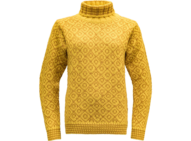 Svalbard Wool High Neck Offwhite/Anthracite L 