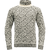 Svalbard Wool High Neck Offwhite/Anthracite L 