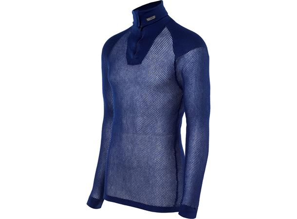 Super Thermo Zip Polo w/inlay Navy XXL 