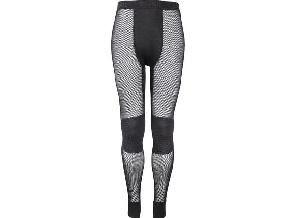 Wool Thermo Longs Black L 