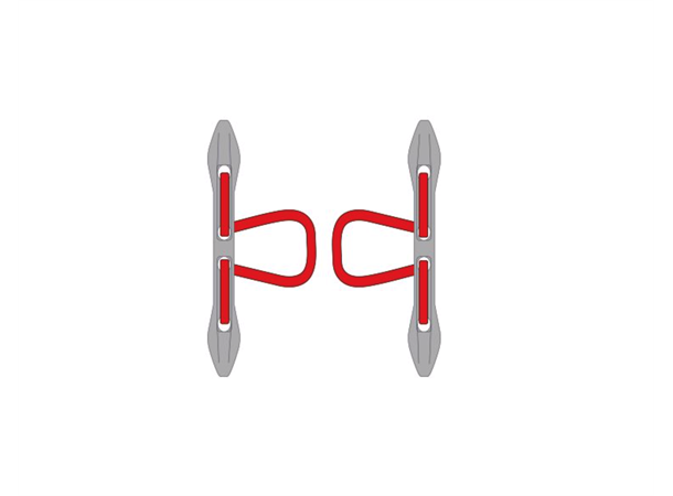 Axe Head Toggle (x2) 