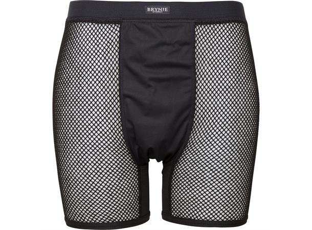 Super Thermo Boxer Shorts w/windcover Black M 