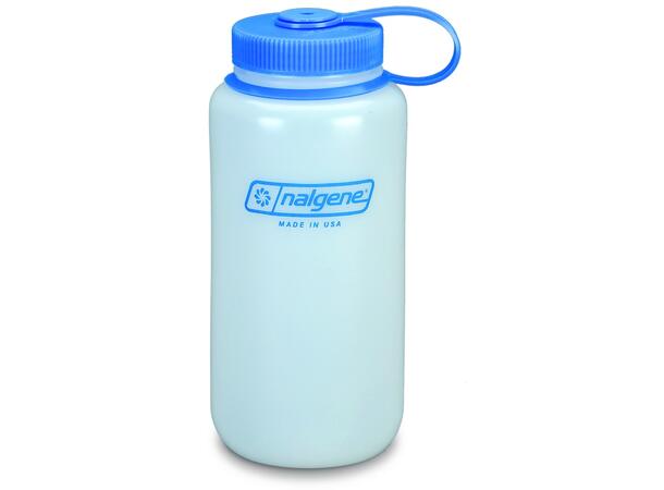 Nalgene HDPE Kraftig plast Widemouth 1,0 L 