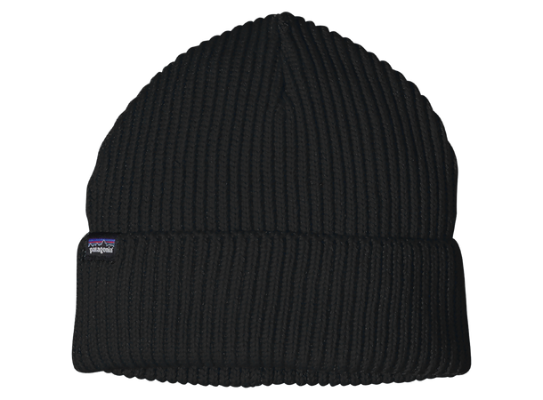 Fishermans Rolled Beanie Black 