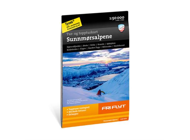 Tur-og toppturkart Sunnmørsalpane Tur- og toppturskart 