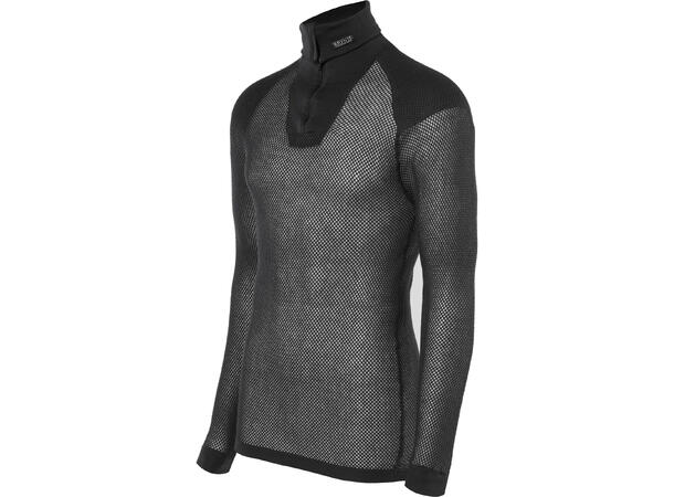 Super Thermo Zip Polo Black M 
