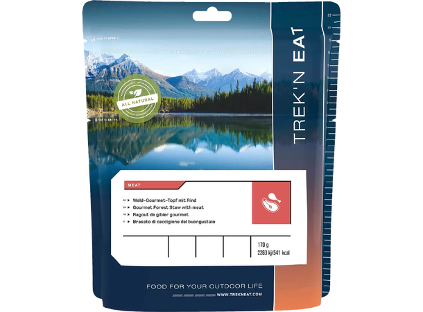 Trek'n eat Dinner Gourmet forest stew with meat 