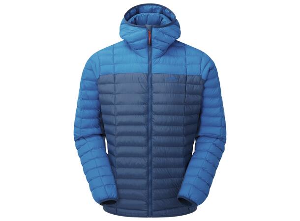 Particle Hooded Mens Jacket Majolica Blue/Mykonos Blue S 
