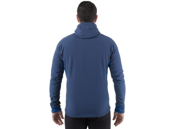 Shroud Hooded Mens Jacket Cardinal Orange/Medieval Blue S 