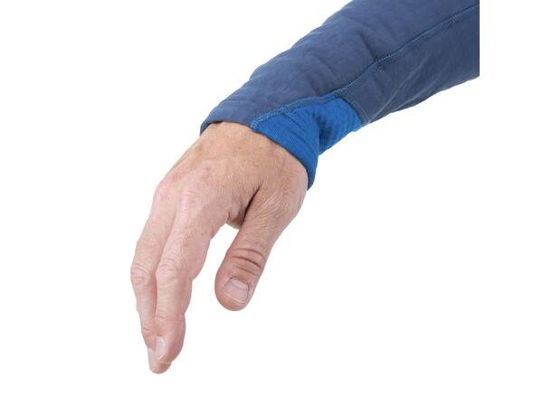 Shroud Hooded Mens Jacket Cardinal Orange/Medieval Blue S 