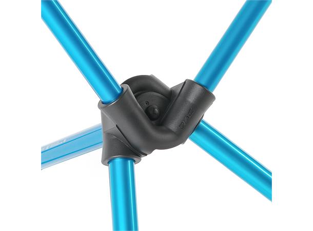 Café Chair Black/Cyan Blue 
