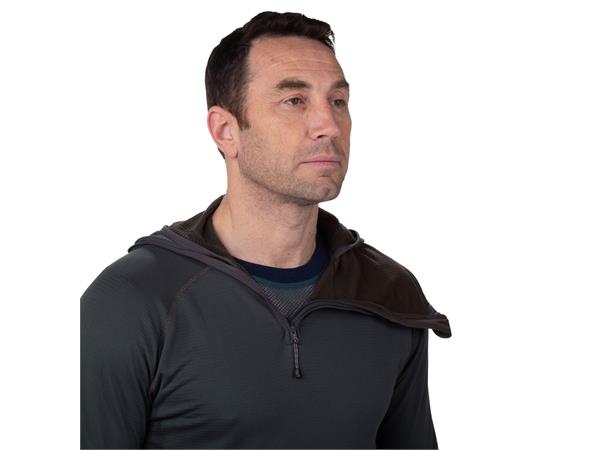 Eclipse Hooded Zip Tee WLD Caper S 