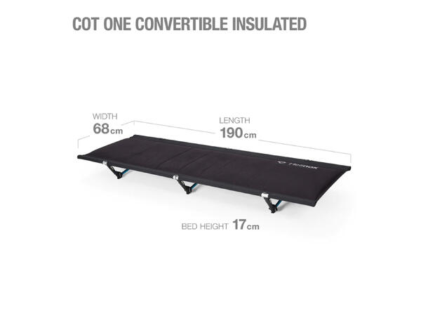 Cot One Convertible Insulated Black/Cyan Blue 