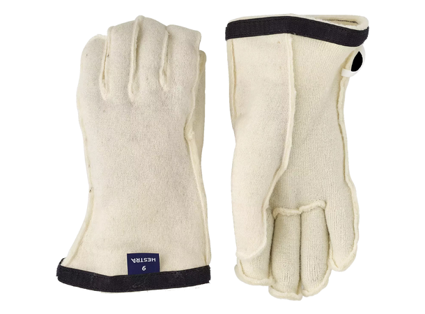 Heli Ski Wool Liner - 5 finger Offwhite 7 