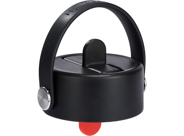 Wide Mouth  Flex Straw Cap Black 