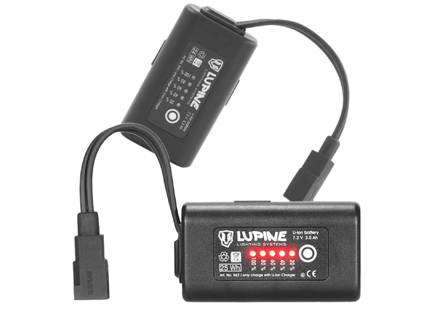 Lupine 3,5 Ah SmartCore Fastclick Oppladbart batteri til Luoine hodelykter 