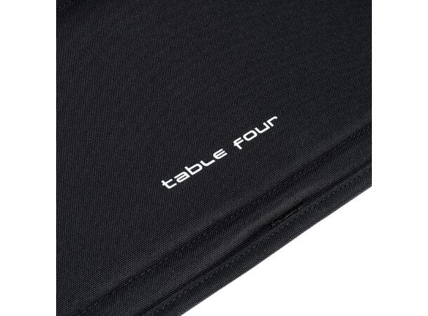 Table Four Black O/S 