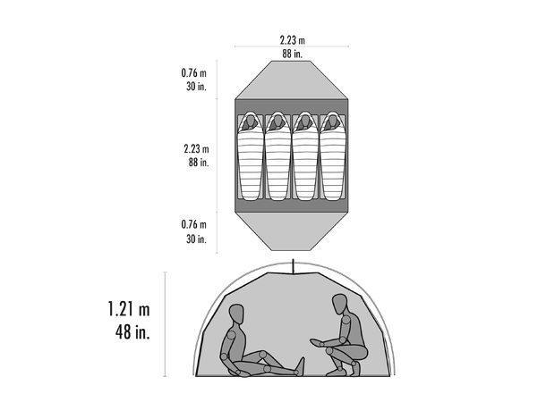 Elixir 4 Tent V2 Green 