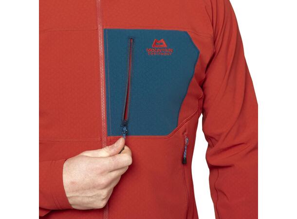 Arrow Hooded Mens Jacket Anvil/Redrock M 