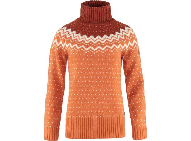 Övik Knit Roller Neck W Desert Brown-Autumn Leaf S 