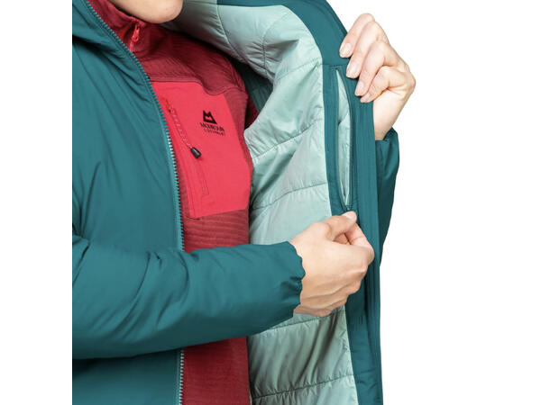 Andola Hooded Wmns Jacket Deep Teal 12 