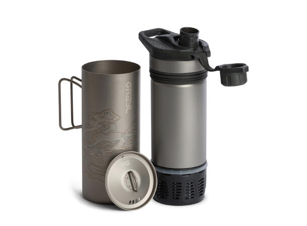 GeoPress® Ti Filr& P Bottle Plus Cook L 710ml Covert Black 