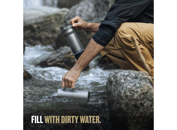 GeoPress® Ti Filr& P Bottle Plus Cook L 710ml Covert Black 