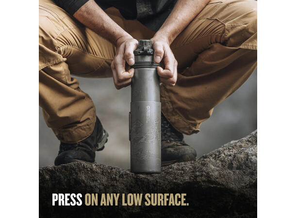 GeoPress® Ti Filr& P Bottle Plus Cook L 710ml Covert Black 