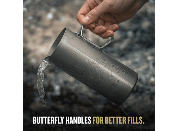 GeoPress® Ti Filr& P Bottle Plus Cook L 710ml Covert Black 