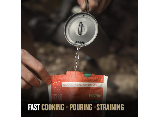 GeoPress® Ti Filr& P Bottle Plus Cook L 710ml Covert Black 