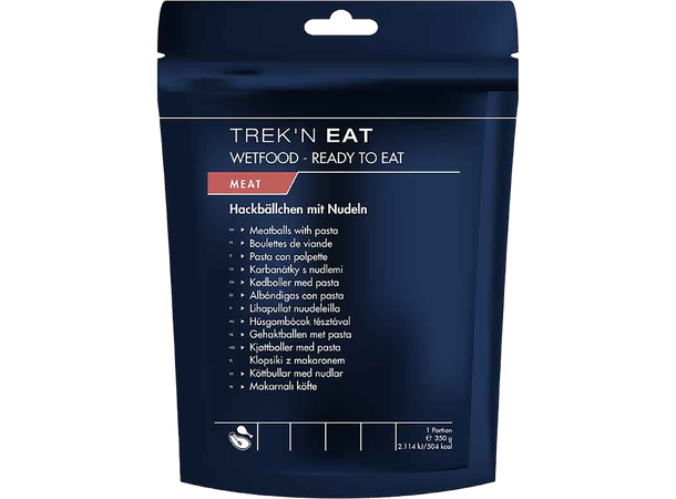 Trek'n eat Wetfood Dinner Meat Balls w/Pasta 