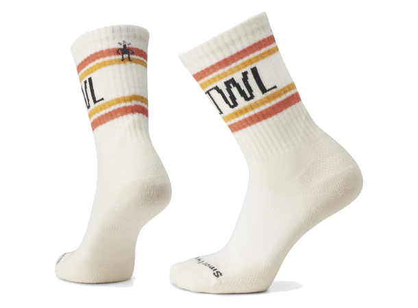 Athletic Retro Stripe Crew Natural M 