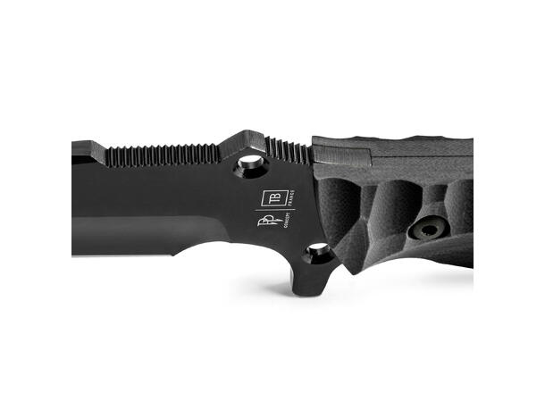 MARAUDEUR KNIFE  BLACK G10 Overlevelseskniv med glatt blad 