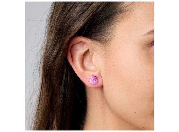 Fuj Fuj Knot Earrings Pink 