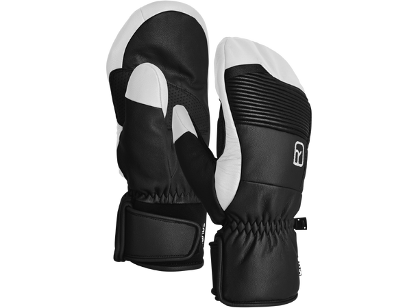 Full Leather Mitten Men Bristle Brown M 