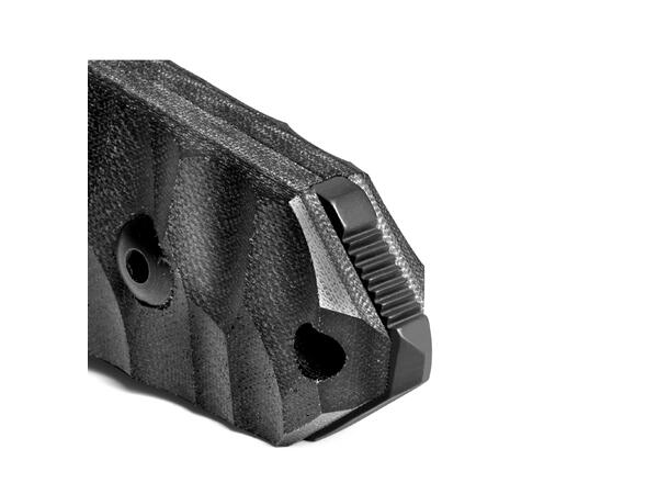 MARAUDEUR KNIFE BLACK G10 Overlevelseskniv, serratert blad 