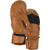 Full Leather Mitten Men Bristle Brown M 