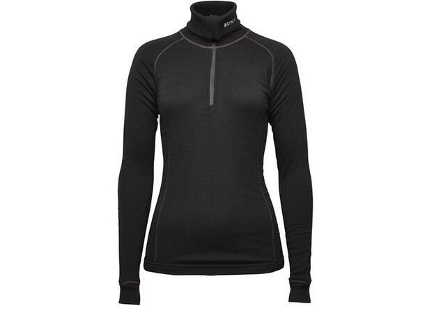 Arctic Zip Polo w/inlay W's Black L 