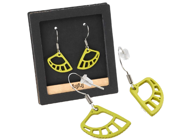 Fuj Fuj Cam Earrings Yellow 