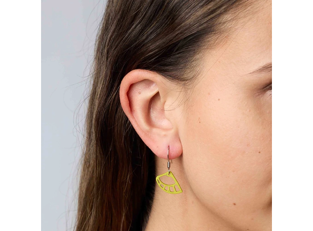 Fuj Fuj Cam Earrings Yellow 