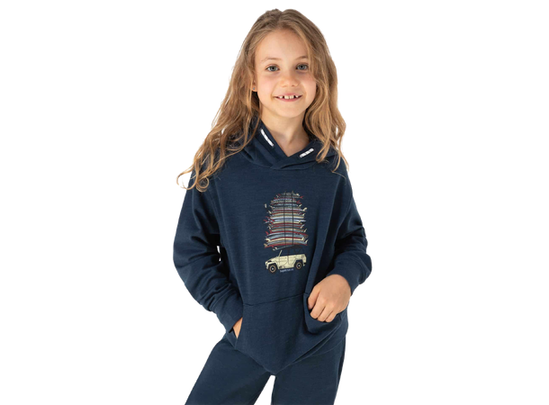 K Surf Trip Hoodie Blueberry/Various 104 