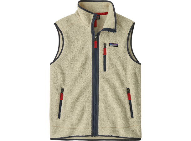 M's Retro Pile Vest Pelican w/Smolder Blue S 