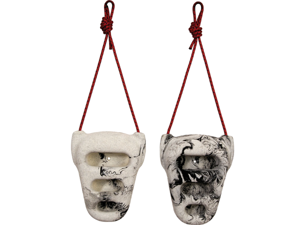 Rock rings 3D Black/White 