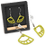 Fuj Fuj Cam Earrings Yellow 