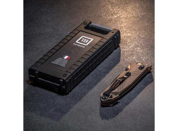 CAC PA6 TEXTURED BLACK HDL SERRATION BLADE 