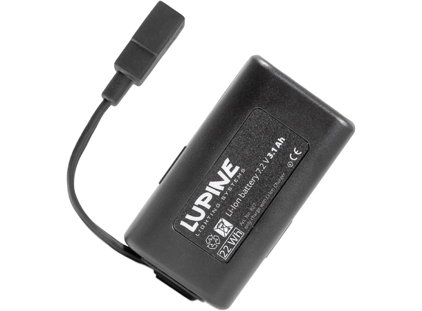 Lupine 3.1 Ah Harcase FastClick Batteri,  7,2V 