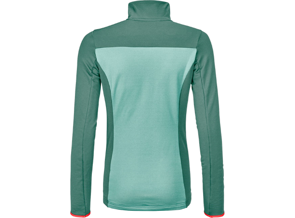 Fleece Light Zip Neck W Arctic Grey M 