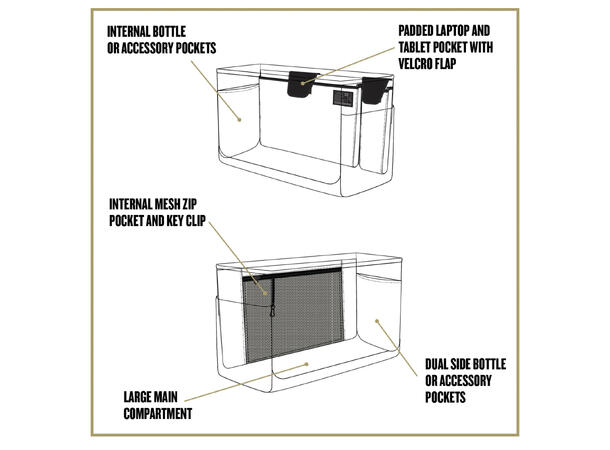 Mission Tote 58 L Covert Black 
