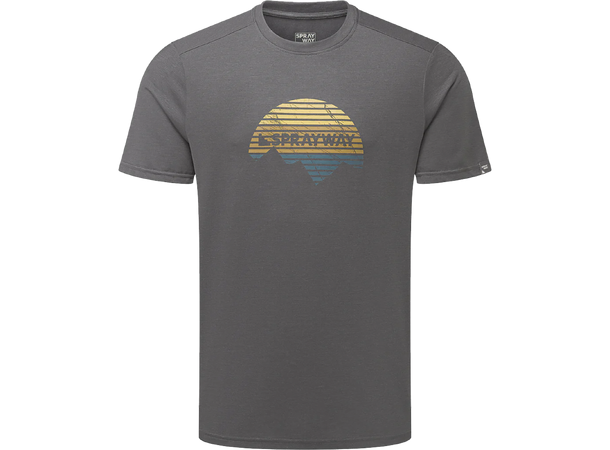 Alpenglow Tee Asphalt S 